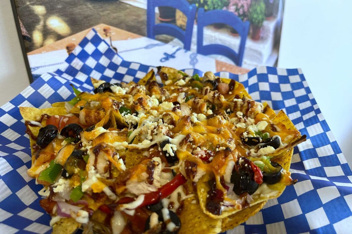 BBQ Chicken Nachos 12"