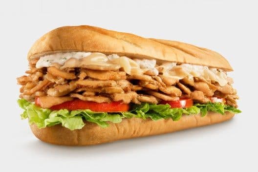 Chicken California Sandwich and Cup Fries