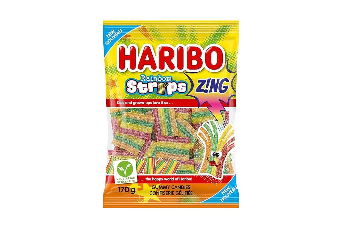 Haribo Rainbow Strips 170g