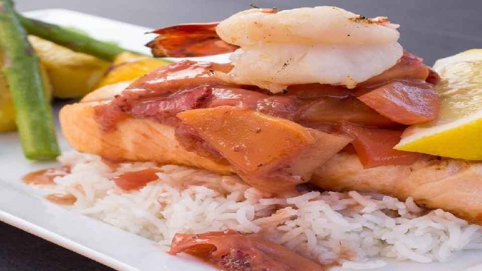 Atlantic Salmon and Shrimp