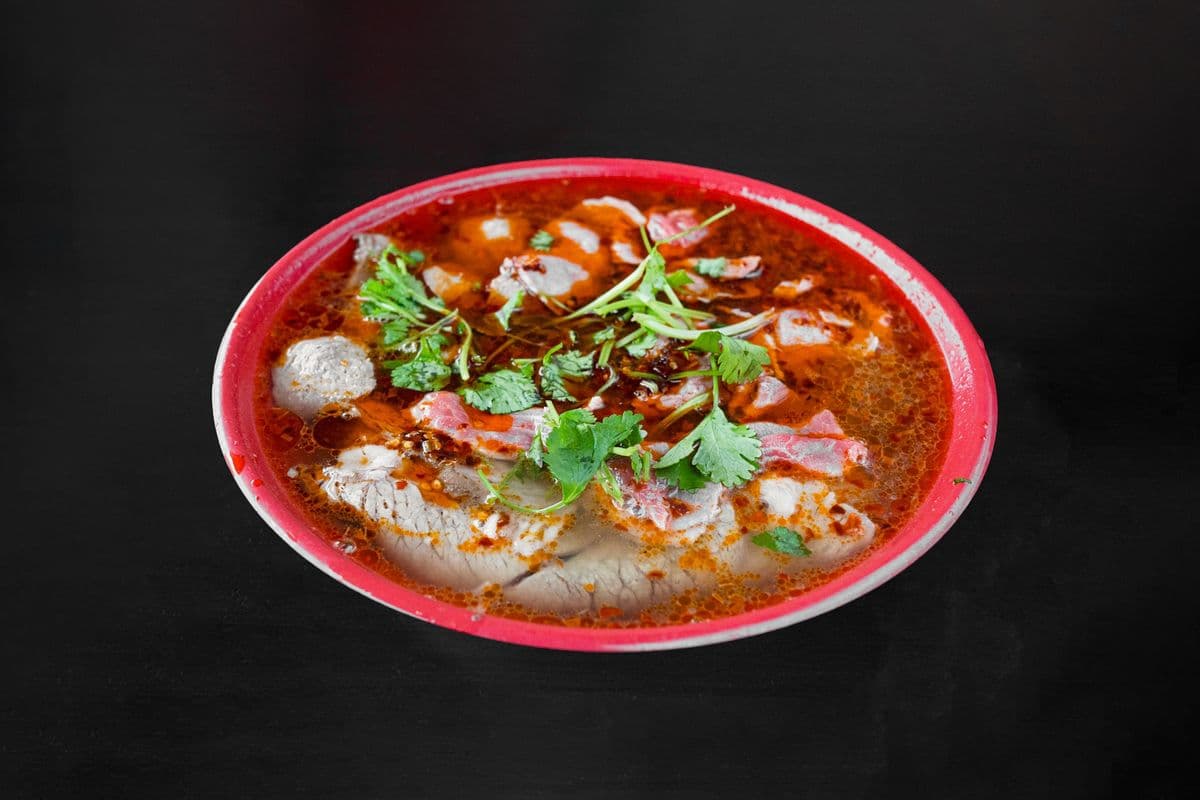 8. Spicy Lemongrass Beef Noodle Soup