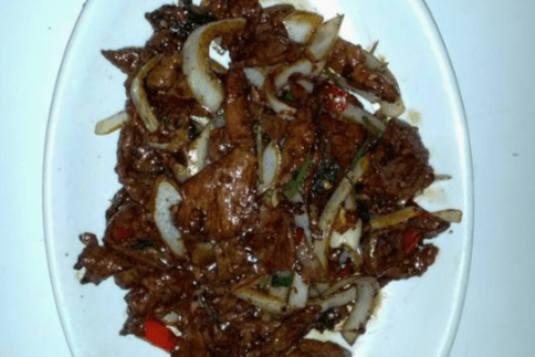 Spicy Ginger and Garlic Lamb (Boneless and Dry)
