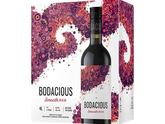 Bodacious Smooth Red, 4L red wine (12.50% ABV)