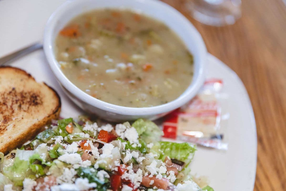 Soup Salad & Garlic Toast