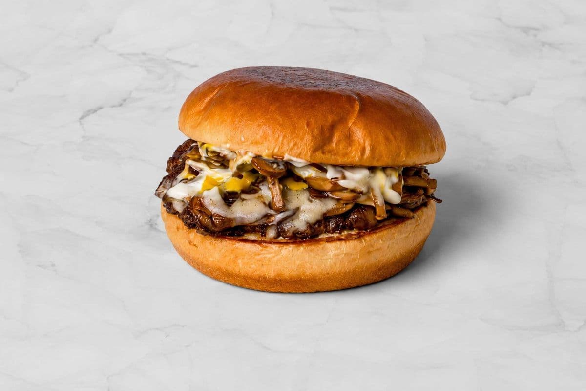 Mushroom Swiss Burger