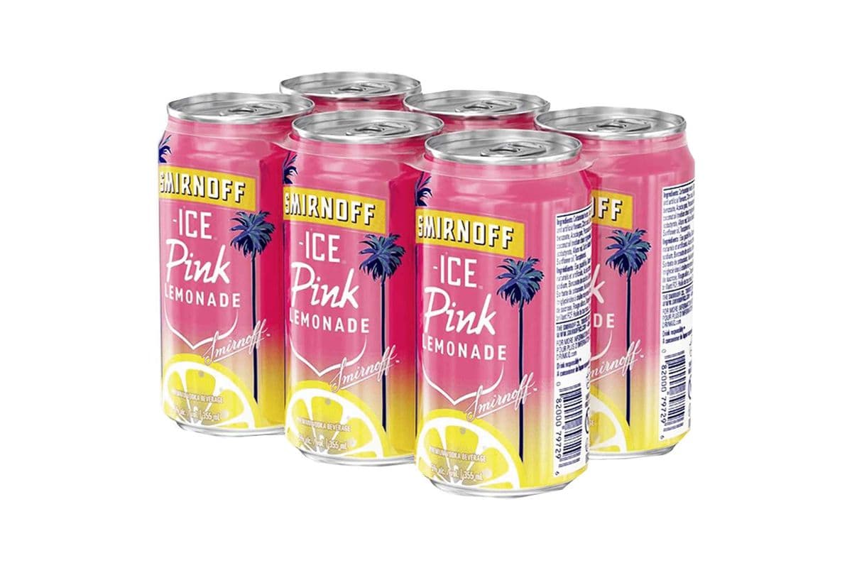 Smirnoff Ice Pink Lemonade (6 x (6x355ML) Cans)