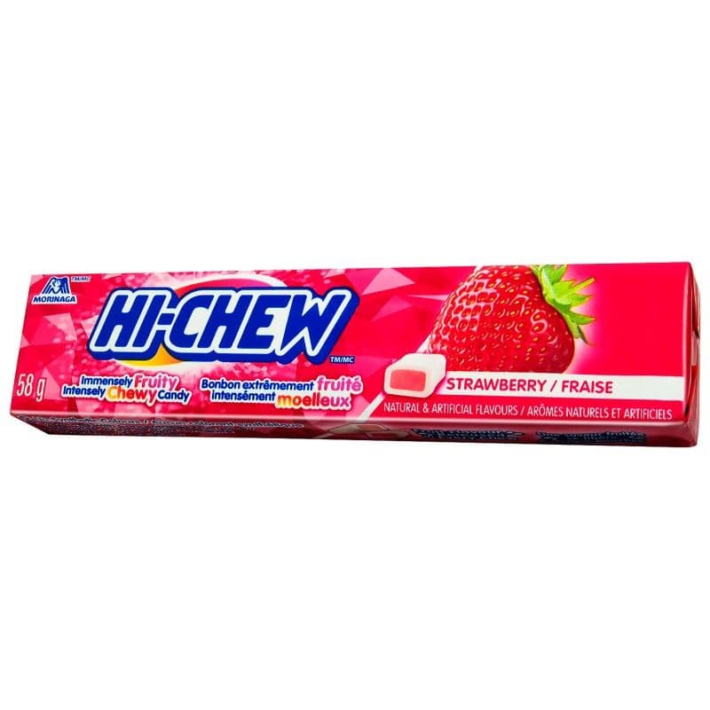 Hi-Chew Bonbons Fraise 58g/ Hi-Chew Strawberry Candy 58g