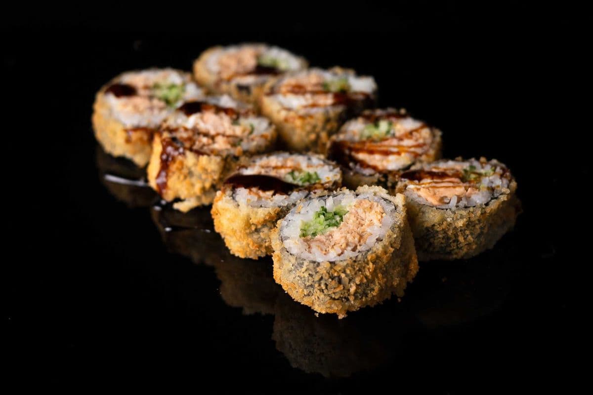 Tempura grill salmon (8pcs)
