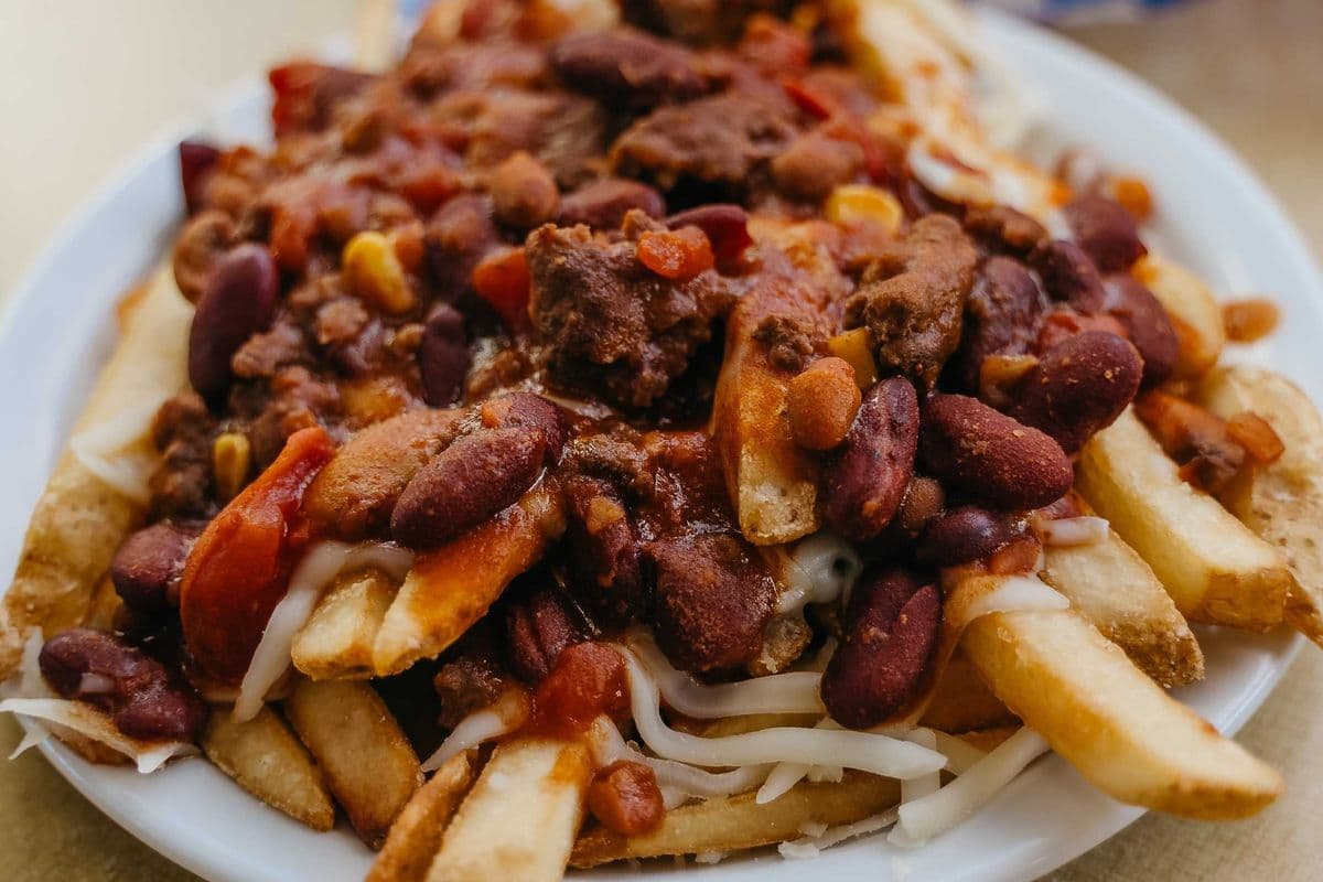 Family Size Chili Cheese Fries!