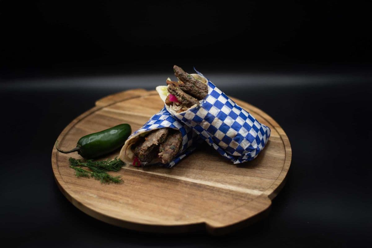 Kufta Kabob Wrap