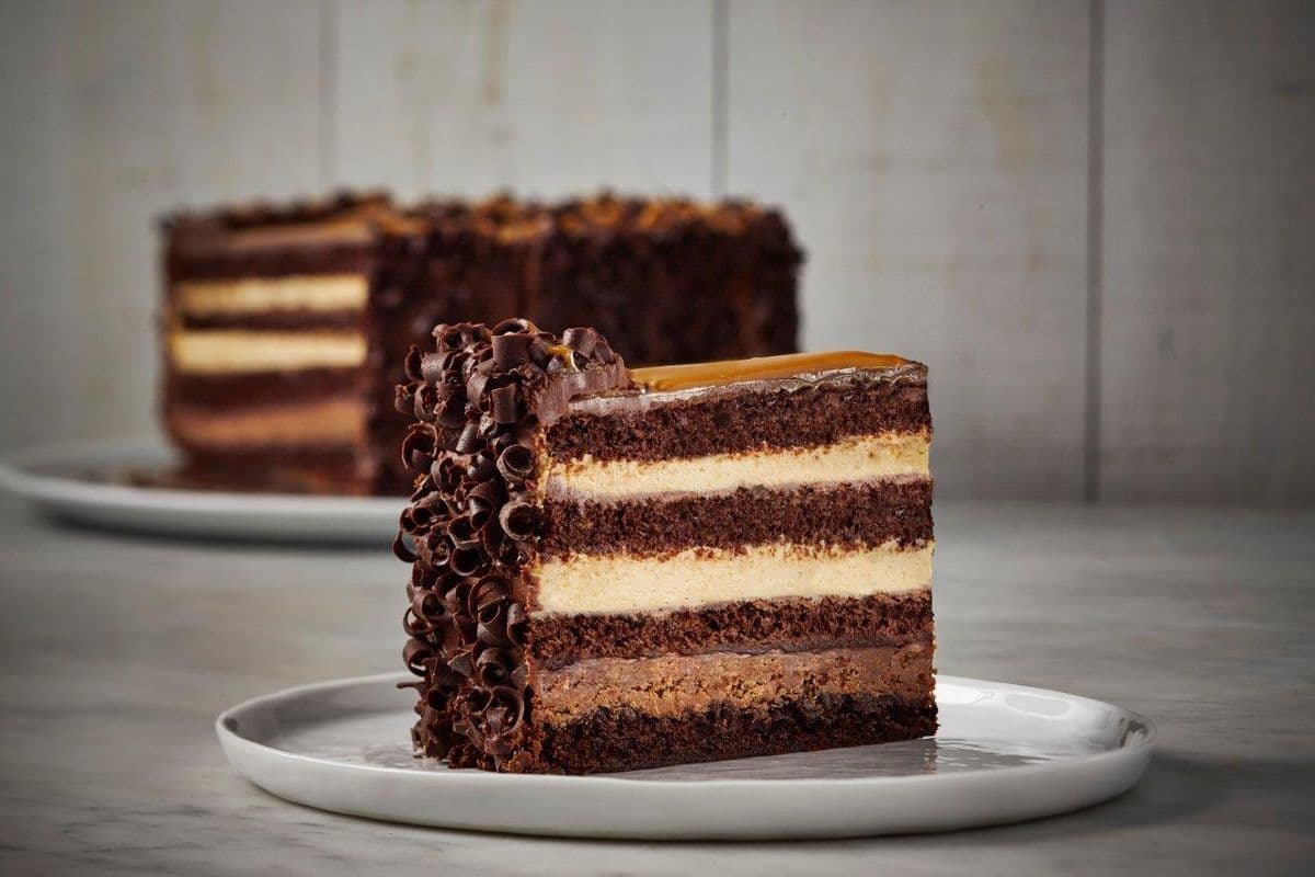 Gâteau au chocolat Dulce de Leche (pointe)