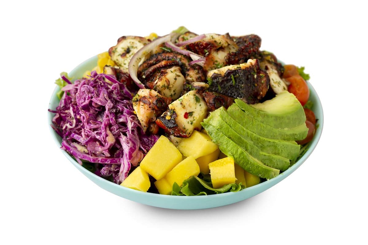 Bol poké la pieuvre BBQ / The Octopus Poke Bowl BBQ