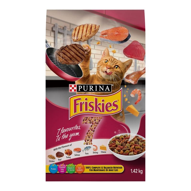 Friskies 7 Favourites cat food (1.42 Kg)