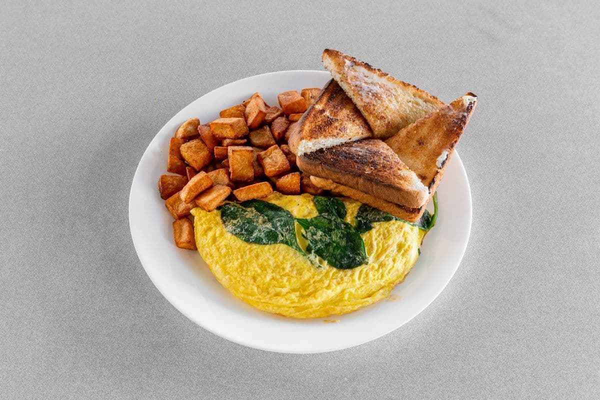 Omelette légumineuse