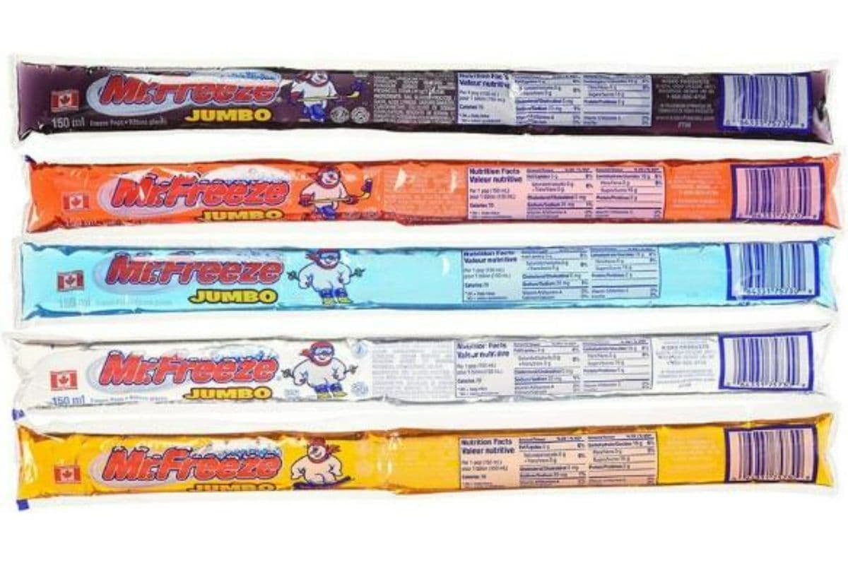 Mr. Freeze Jumbo Freeze Pops (150 ml)