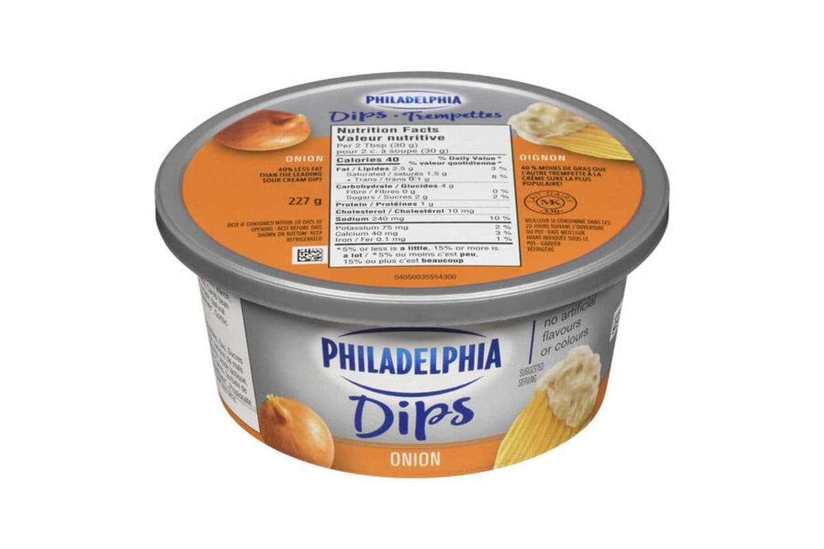 Philadelphia Onion Flavoured Dip (227ml)