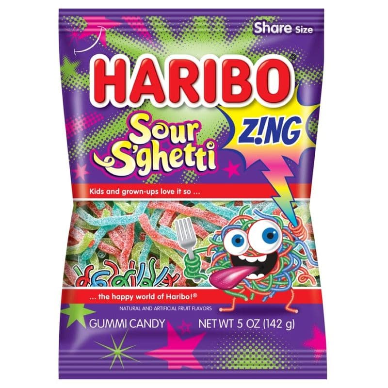Haribo Friandise Sour S'ghetti 142g/ Haribo Sour S'ghetti 142g