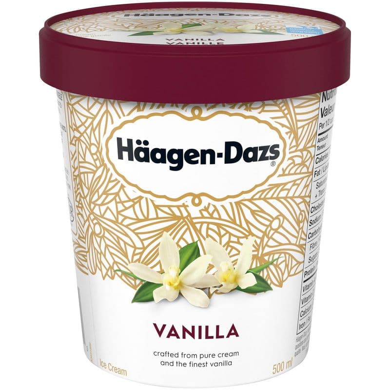 Haagen-Dazs vanille (450 ml) / Haagen-Dazs Vanilla (500 ml)