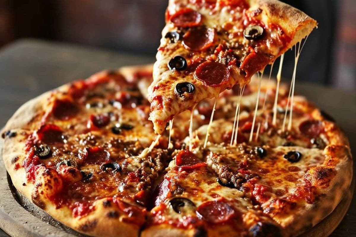 3. 14" Large Deluxe Pizza