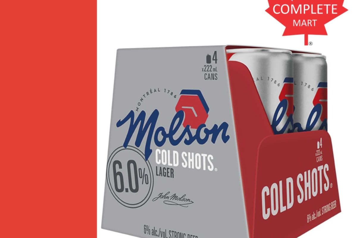 MOLSON COLD SHOT 4X222ML (4 x 222)