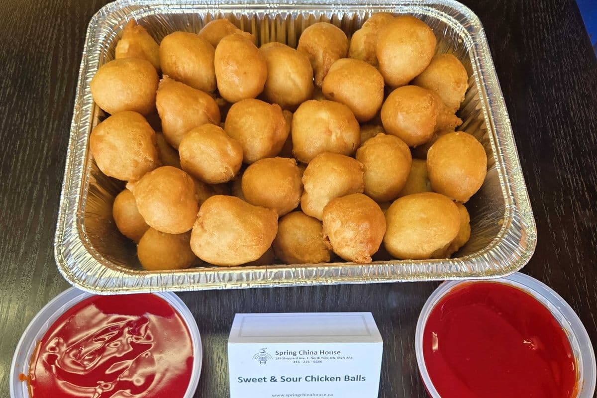 036. Sweet and Sour Chicken Balls (48pcs) (party tray)