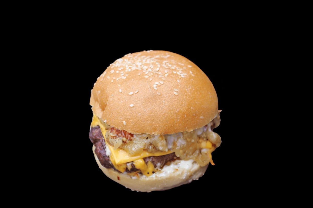 Eggplant Mushroom Cheeseburger (8 oz)