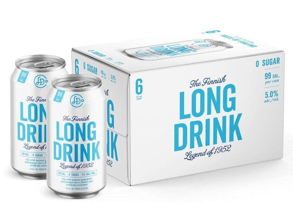 LONG DRINK Zero Sugar, 6 x 355ml