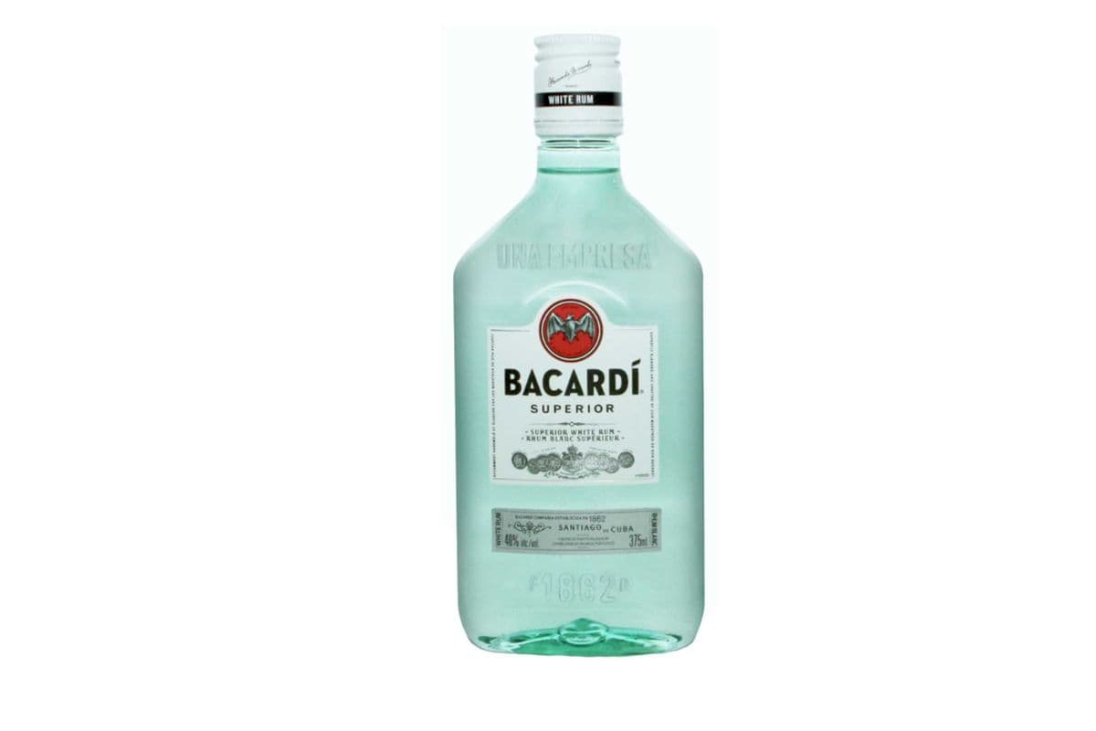 Bacardi White 375ml (1 x 375ml)