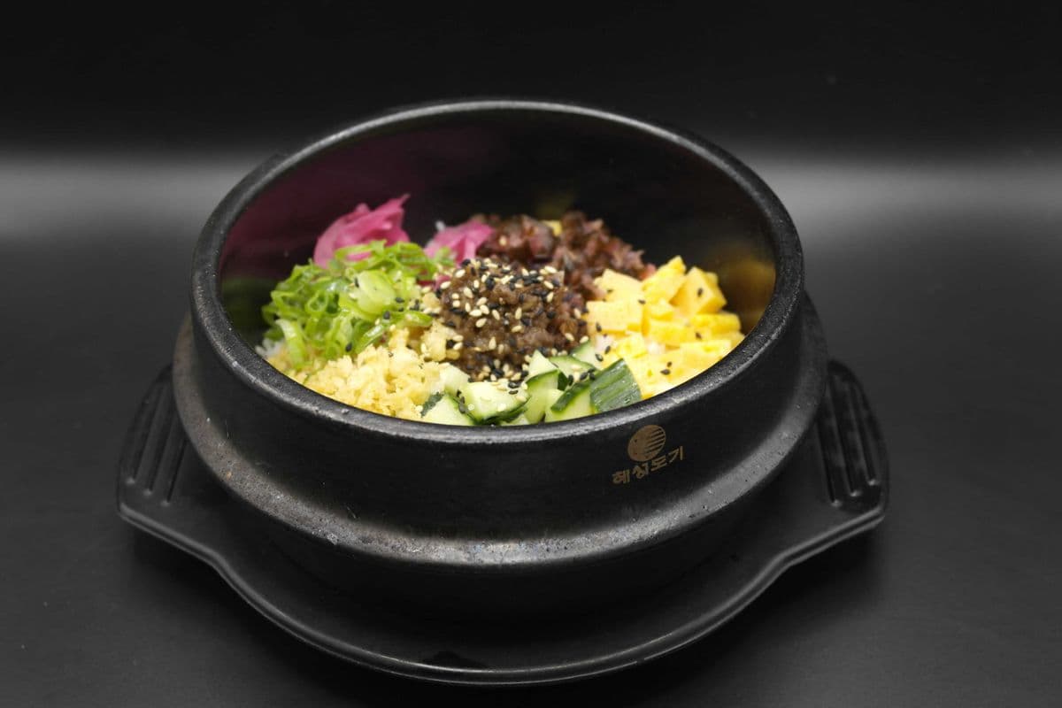Hot Stone Bibimbab (Beef)