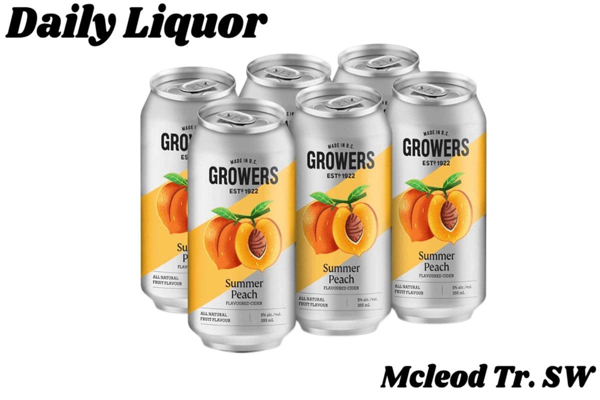 GROWER PEACH 6*355CANS (1 x 6*355ML)