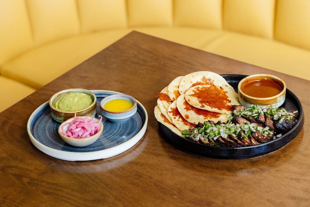 Birria Beef Taco Platter