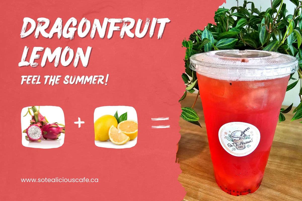 Dragon Fruit-Lemon Fruit-Tea (700ml)