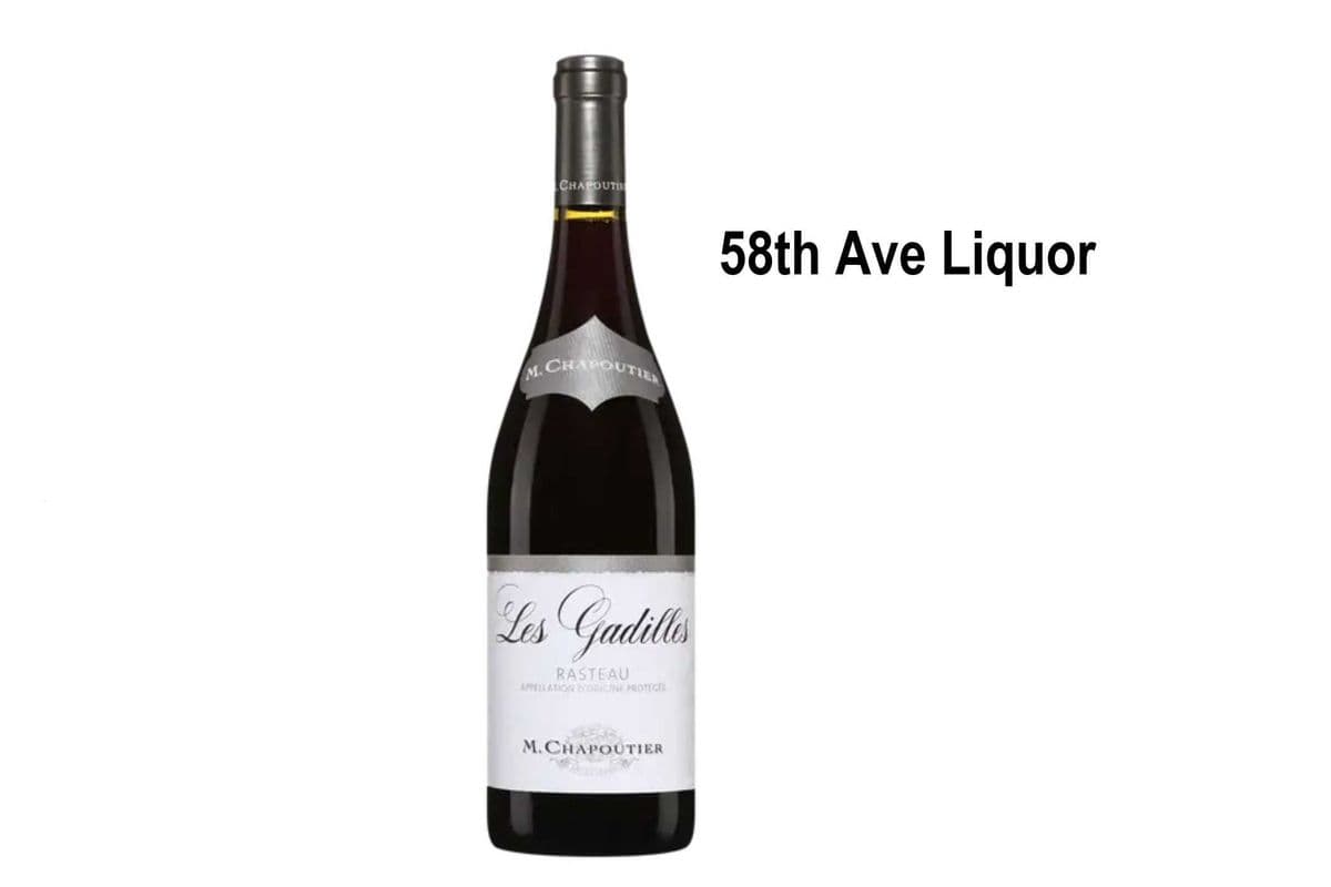 M.CHAPOUTIER LES GADILLES RASTEAU 750ML (1 x 750ML)