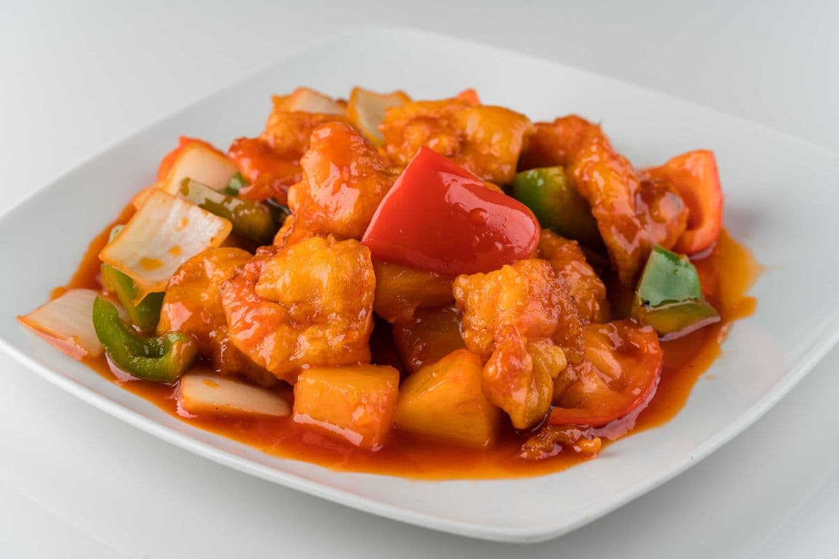 105. Sweet and Sour Jumbo Shrimp