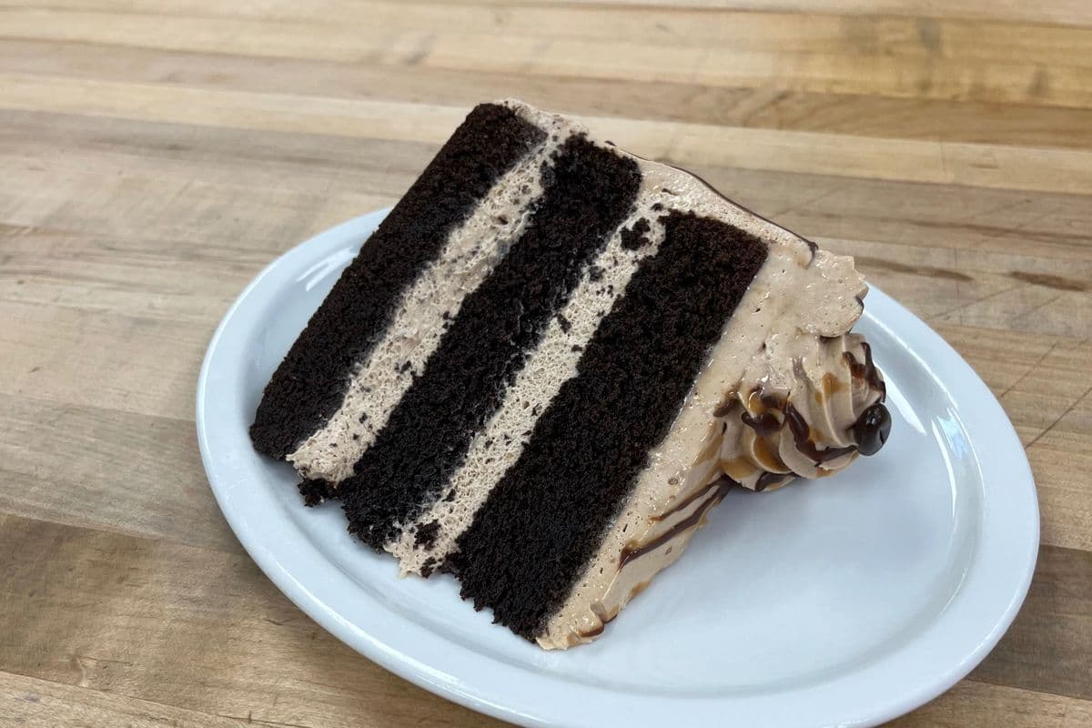 Caramel Chocolate Mocha Cake