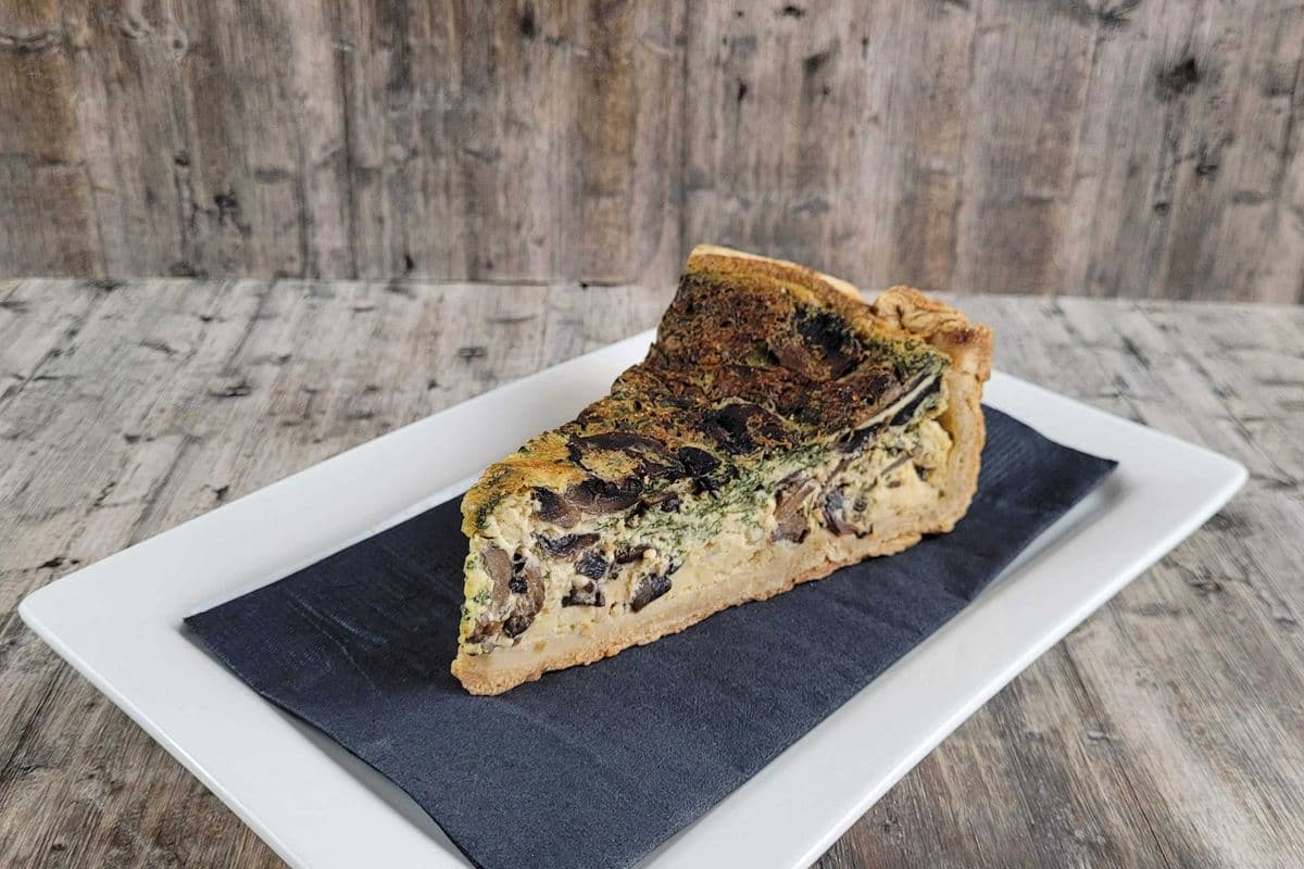Spinach and Mushroom Quiche