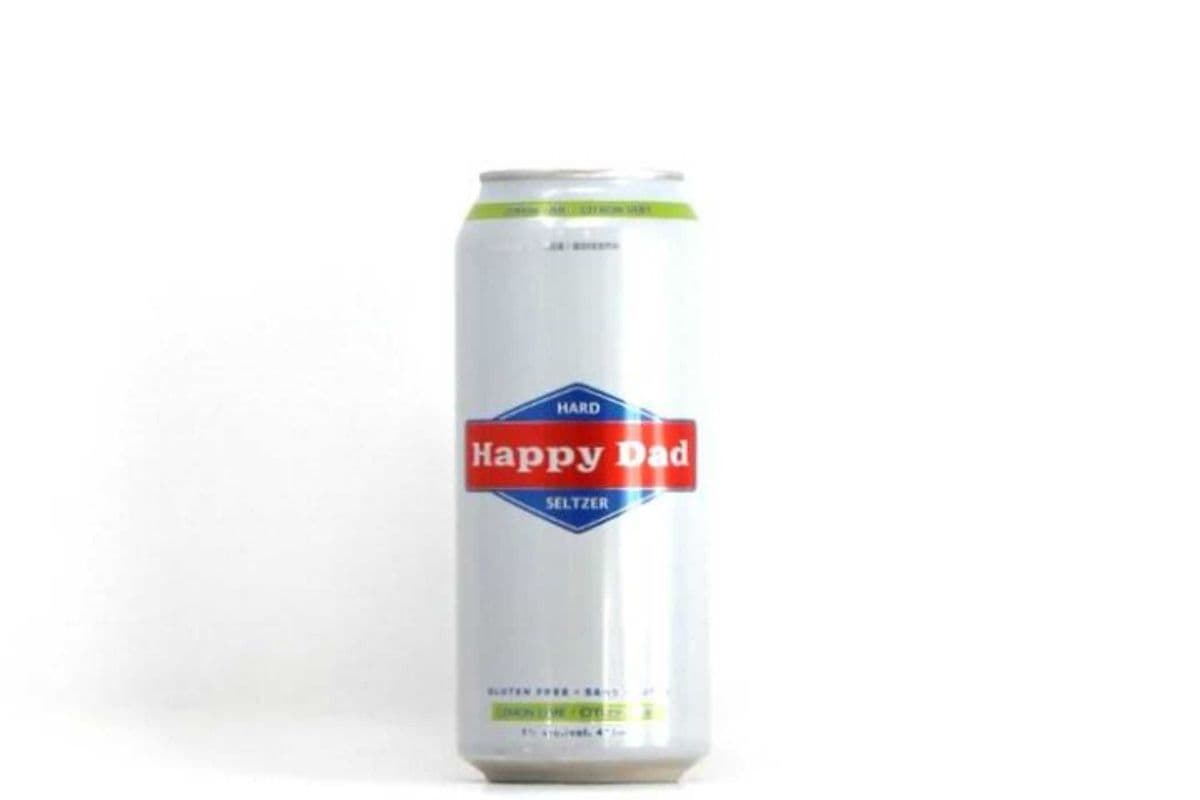Happy Dad Hard Seltzer Lemon Lime (4 x 473 ml cans)