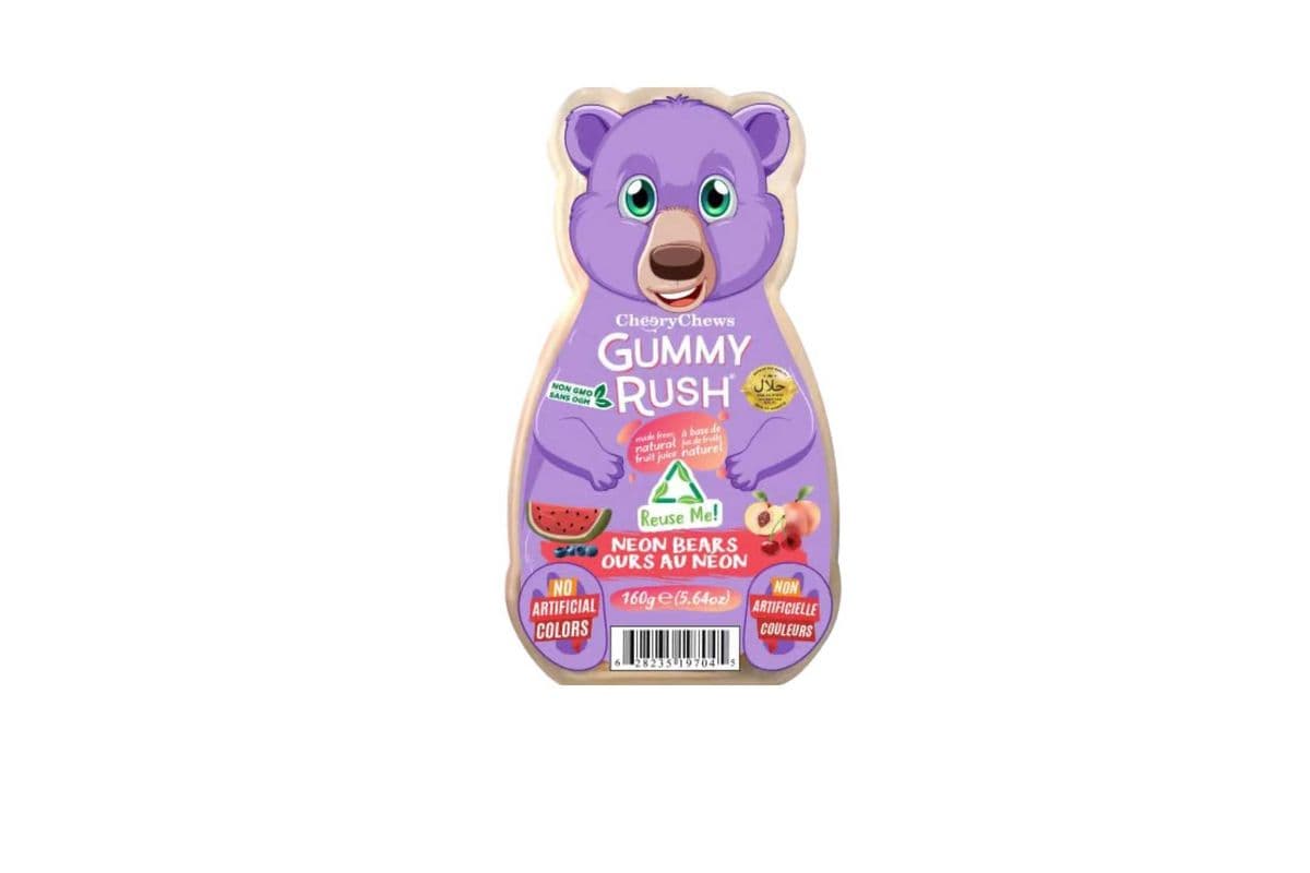 Gummy Rush Neon Bears 160g / Gummy Neon Bears 160g (160GM)