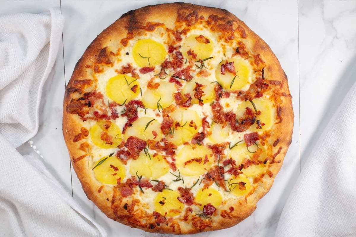 White Potato Pizza