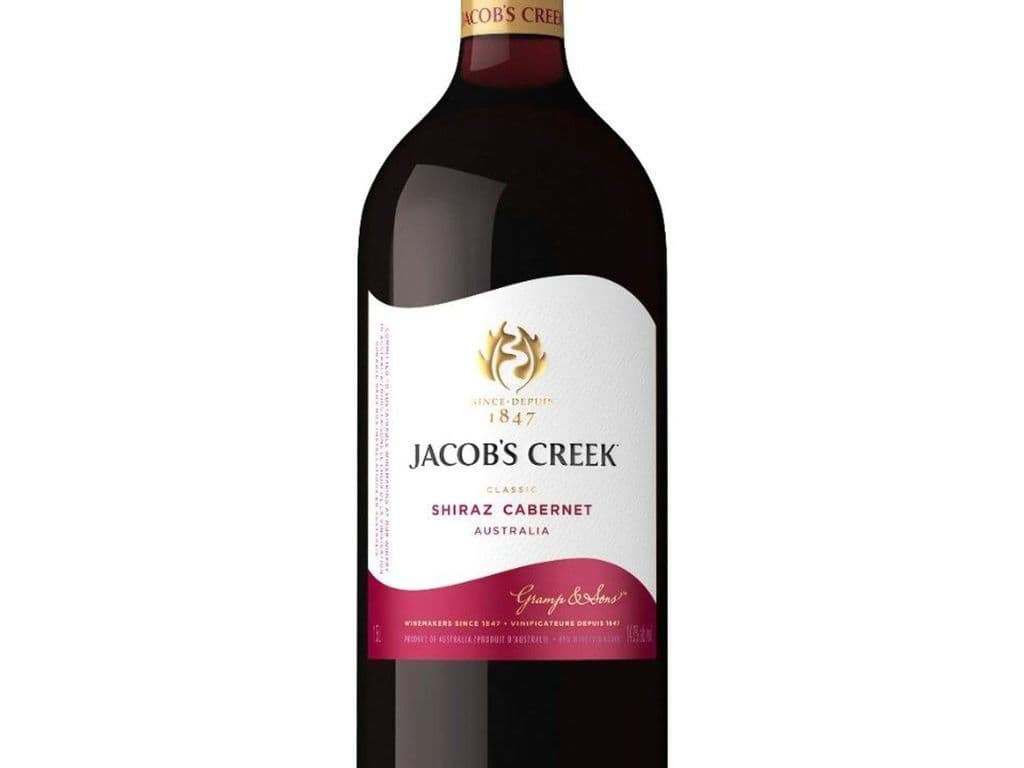 Jacob's Creek Cabarnet/Shiraz 750ml bouteille de vin (13.5% ABV) (1 x 750ml)