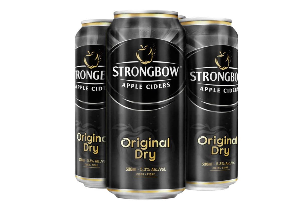 Strongbow Original Dry Cider (4 Packs) (4 x 500ML)
