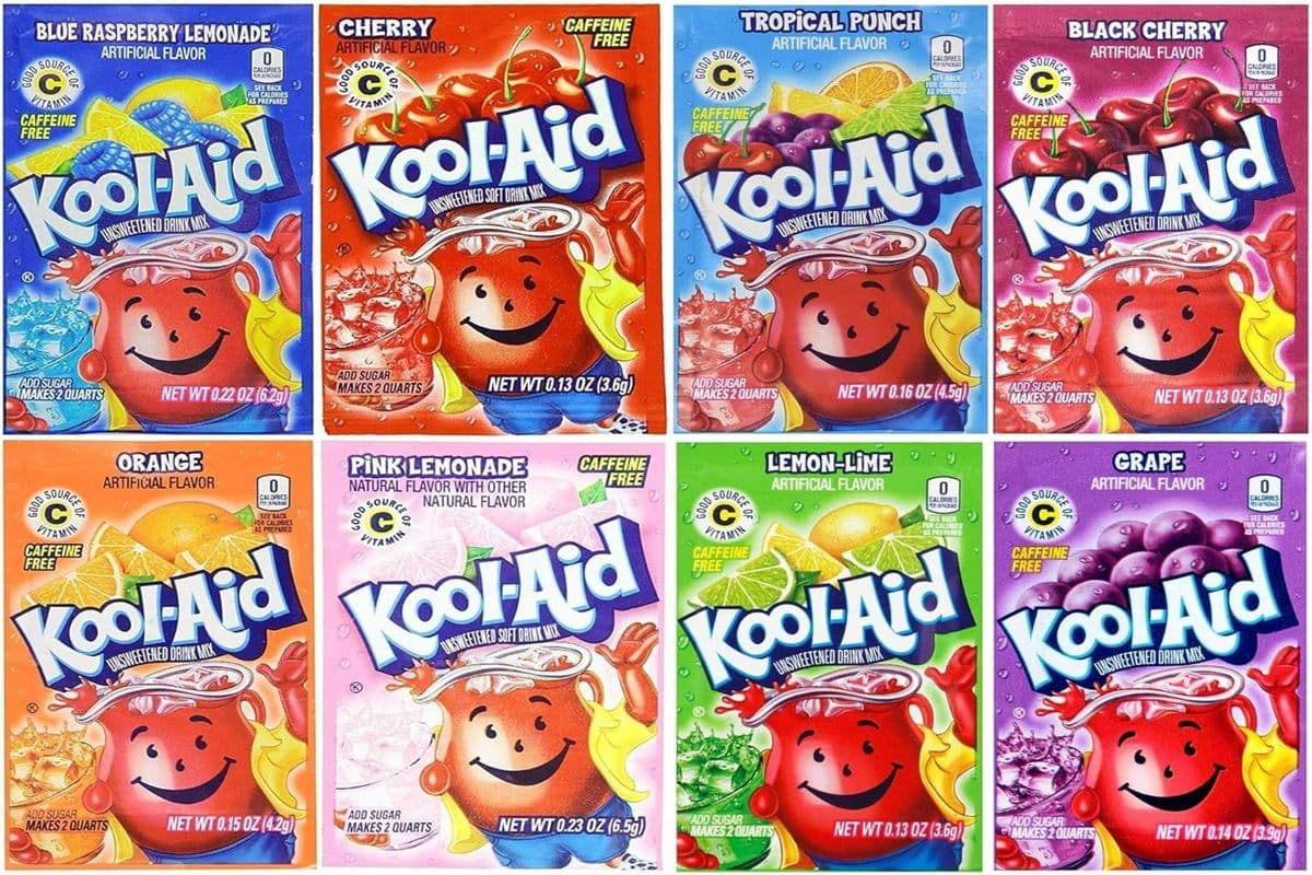 US Kool-Aid Zero Sugar Mixes (0 Cal)