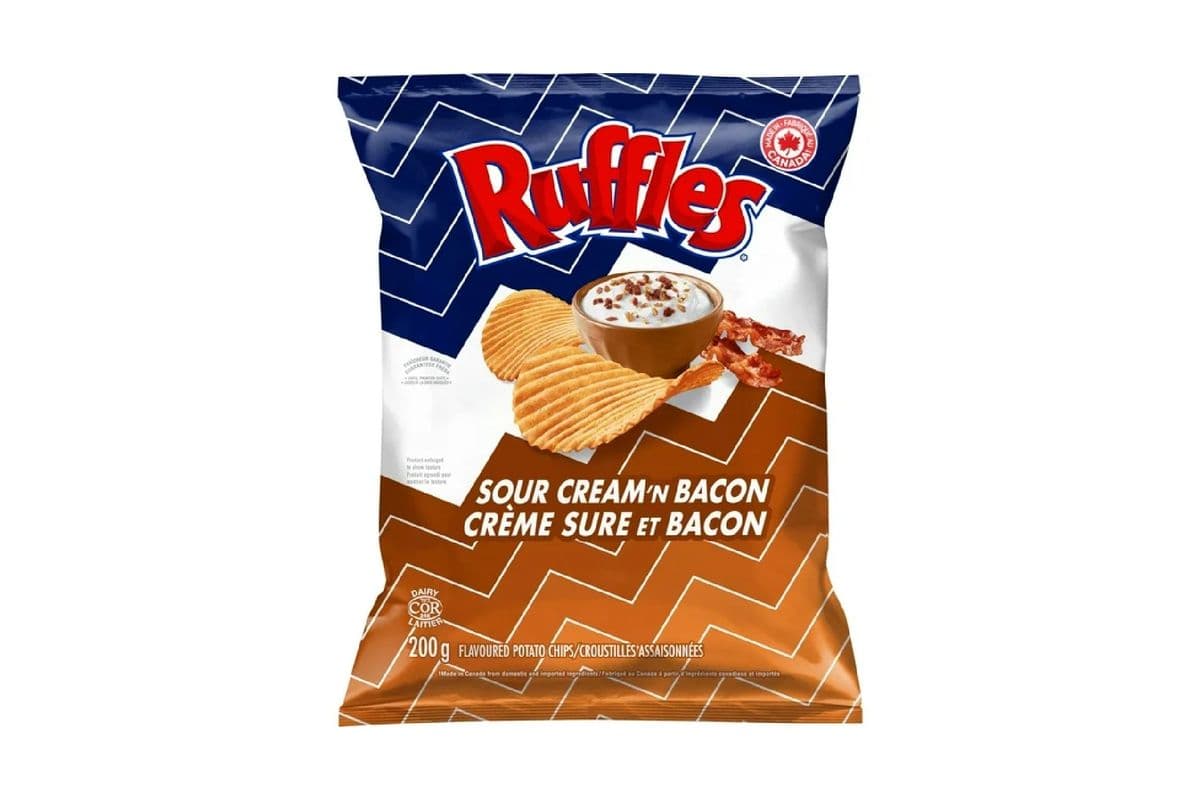 Ruffles Sour Cream N Bacon (200 g) 1000061