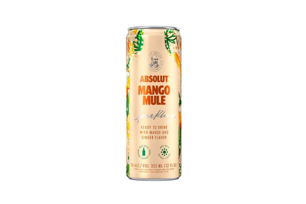 Absolut Mango Mule Cocktail (1 x 355mL Can)