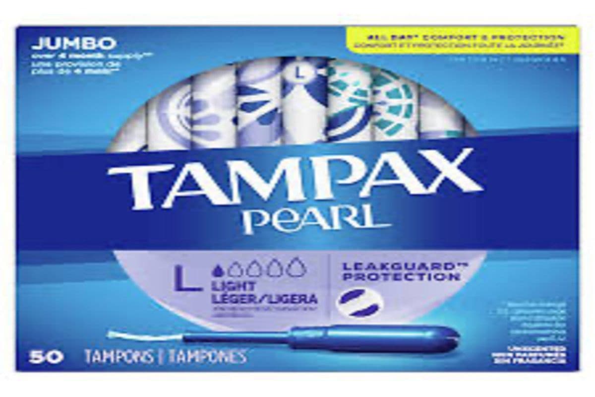 Tampax Super Absorbency Tampons Backup Protection (10 ct)