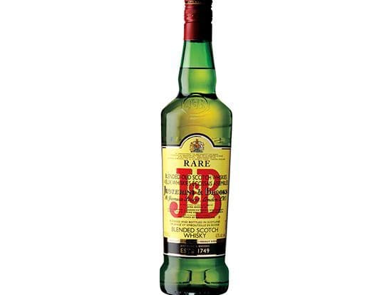 J and B Rare, 750mL blended scotch whiskey (40.0% ABV)