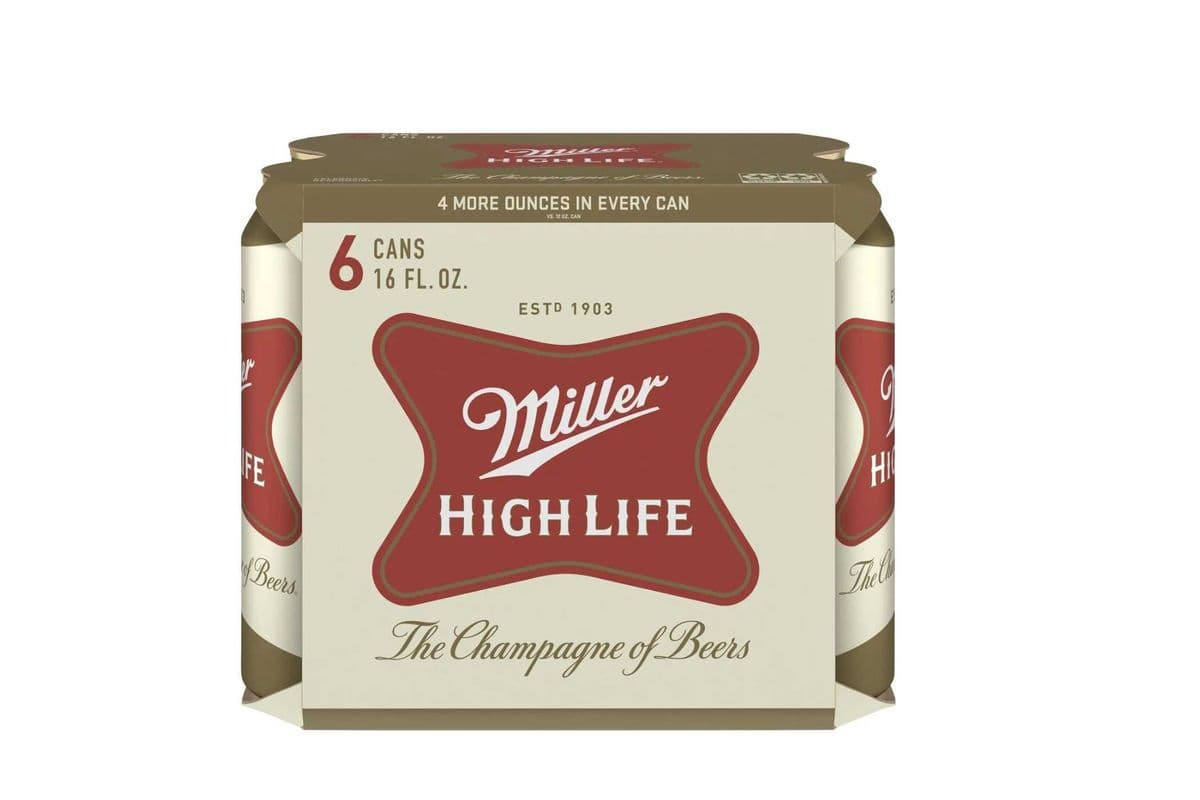 Miller High Life Lager (6 x 355ml)