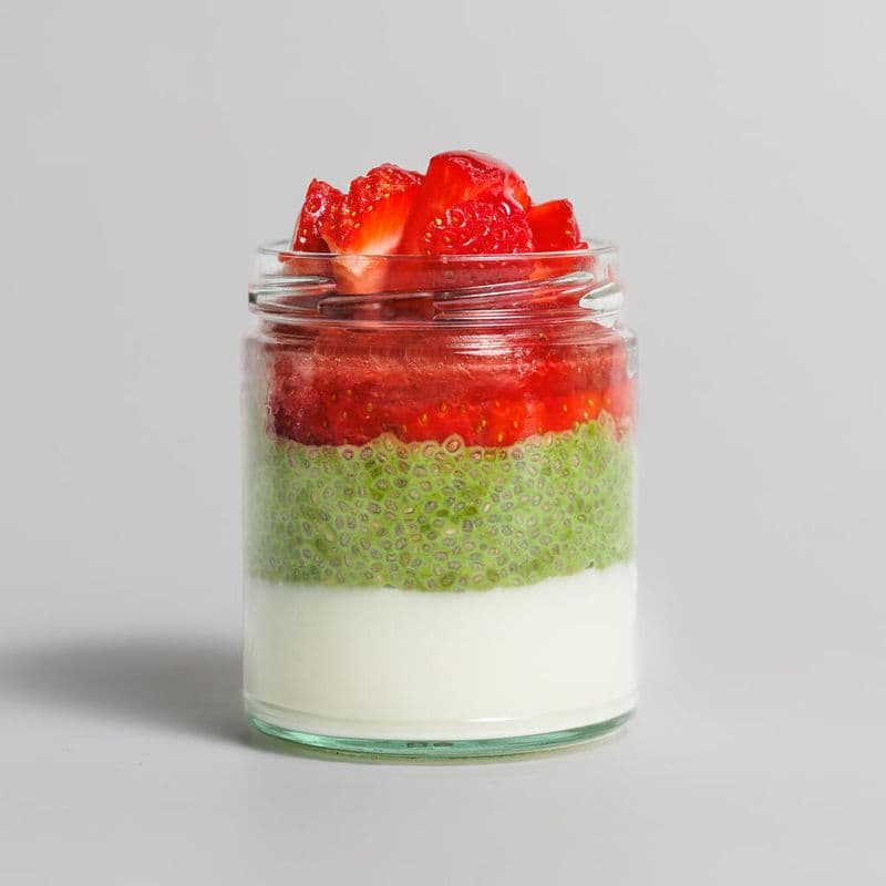 Matcha Strawberry Chia Parfait - 25% OFF, Expires Today