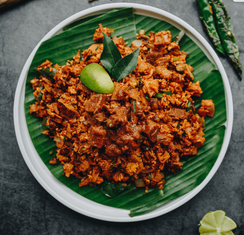Curried Lamb Kothu Roti
