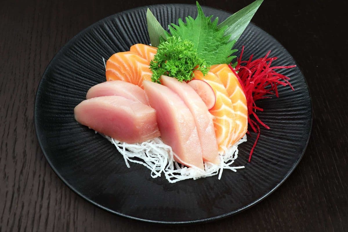 Tuna and Salmon Sashimi